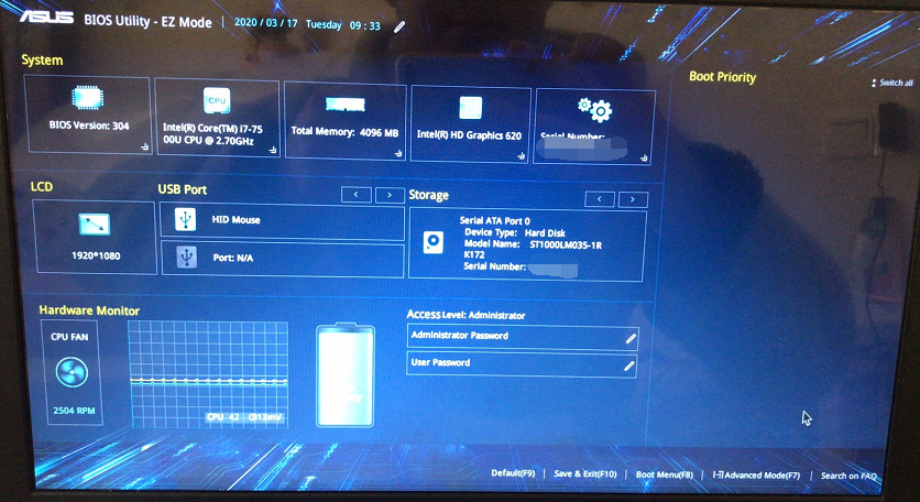 问题出现画面，电脑开机后直接进入BIOS怎么办？.png